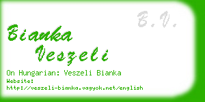 bianka veszeli business card